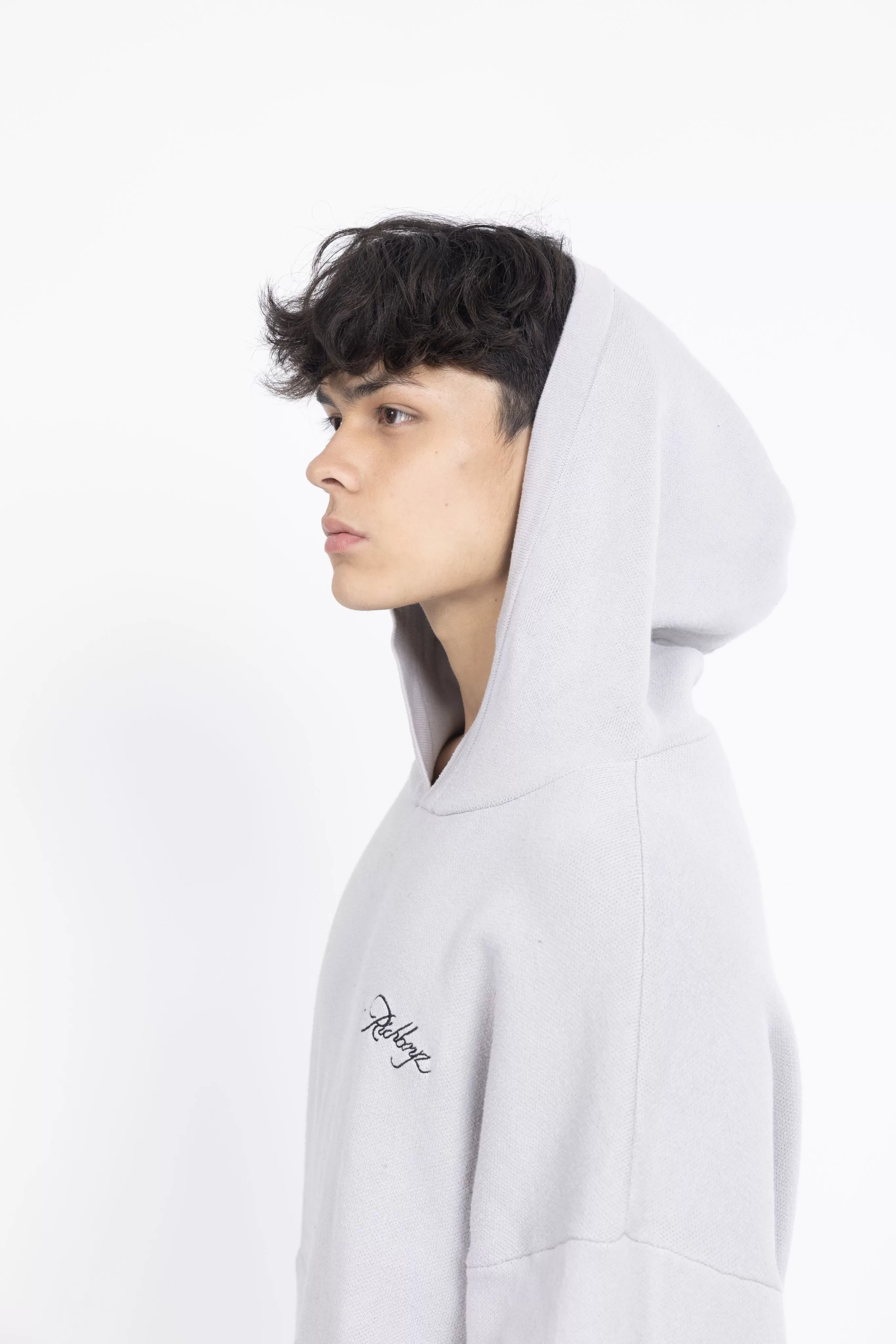 Knitted Hoodie - Pebble