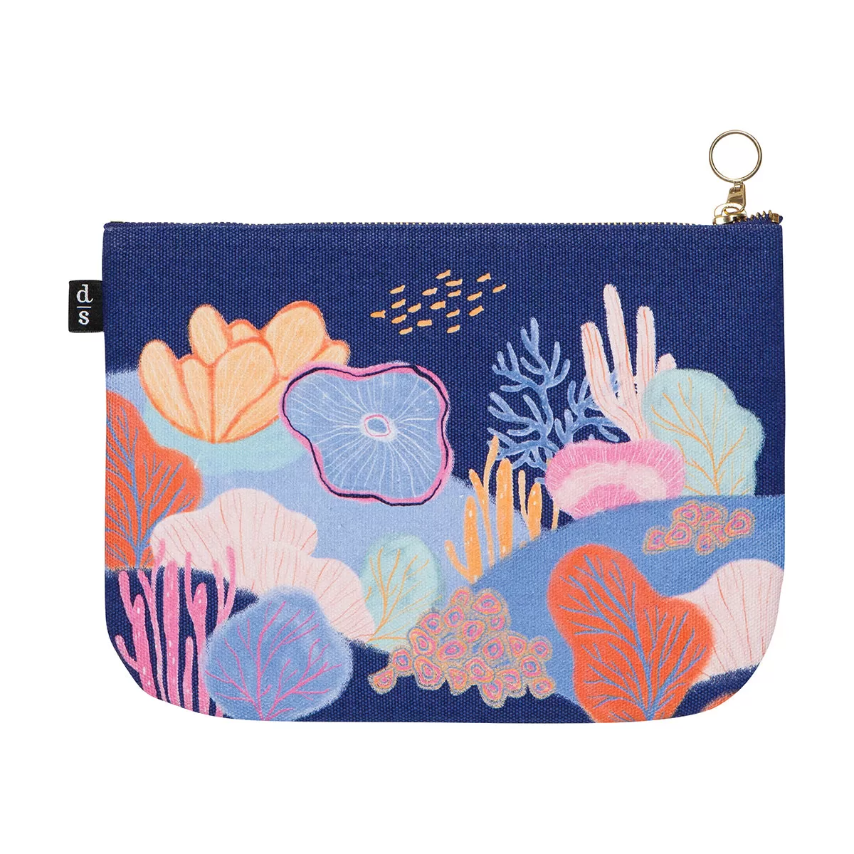 Large Cotton Zipper Pouch