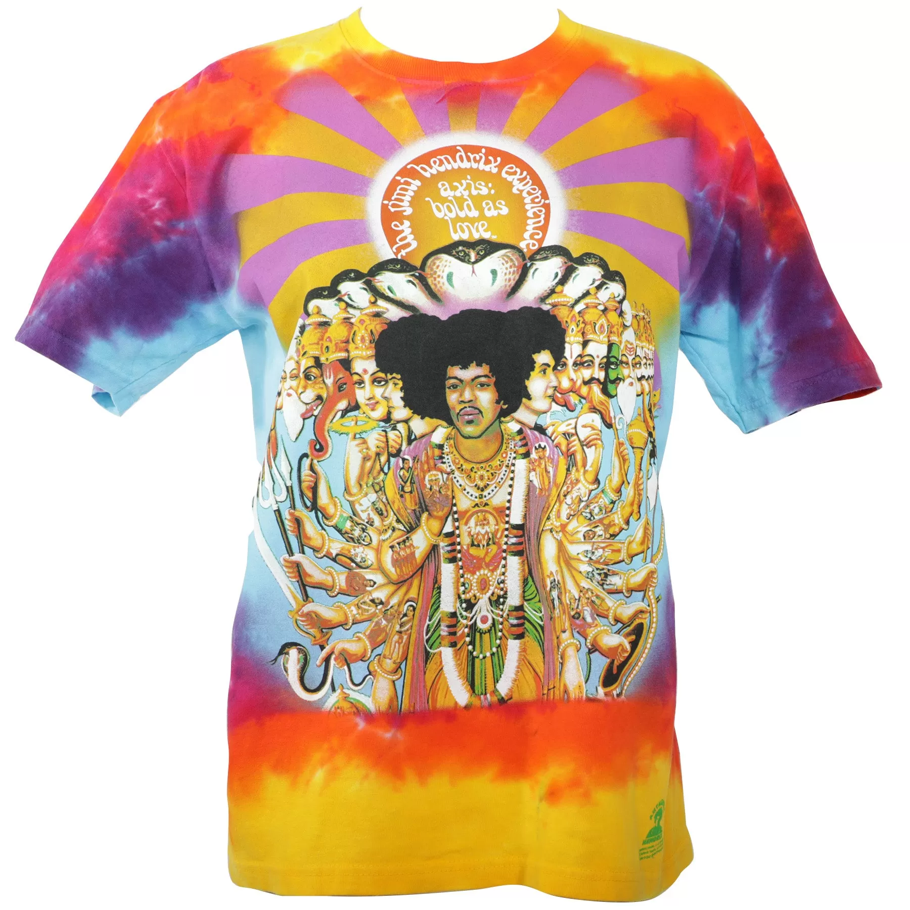 Liquid Blue Jimi Hendrix Tie Dye T Shirt