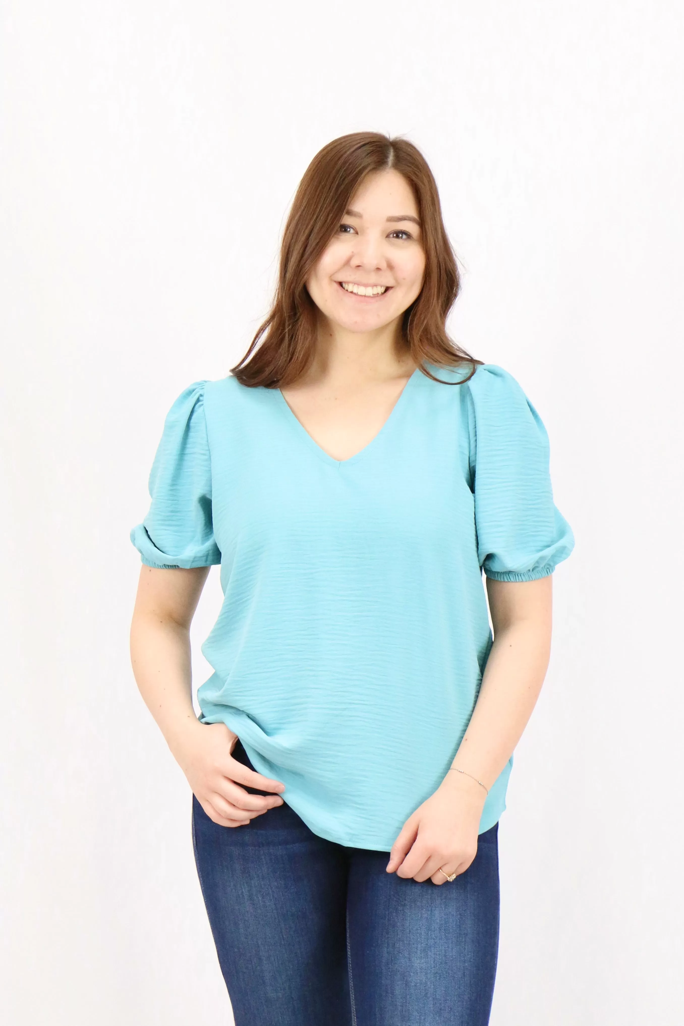 Lois Top - Teal