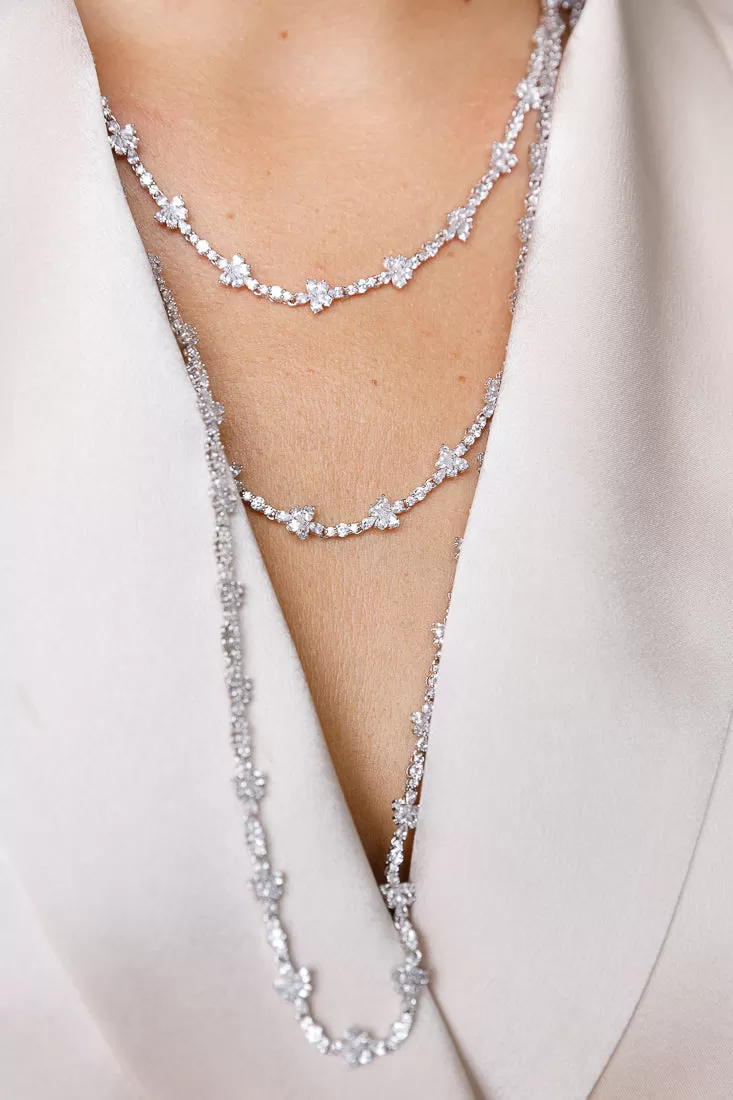 LUXE CRYSTAL TENNIS NECKLACE