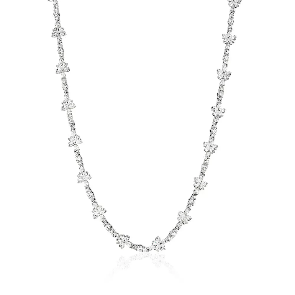 LUXE CRYSTAL TENNIS NECKLACE