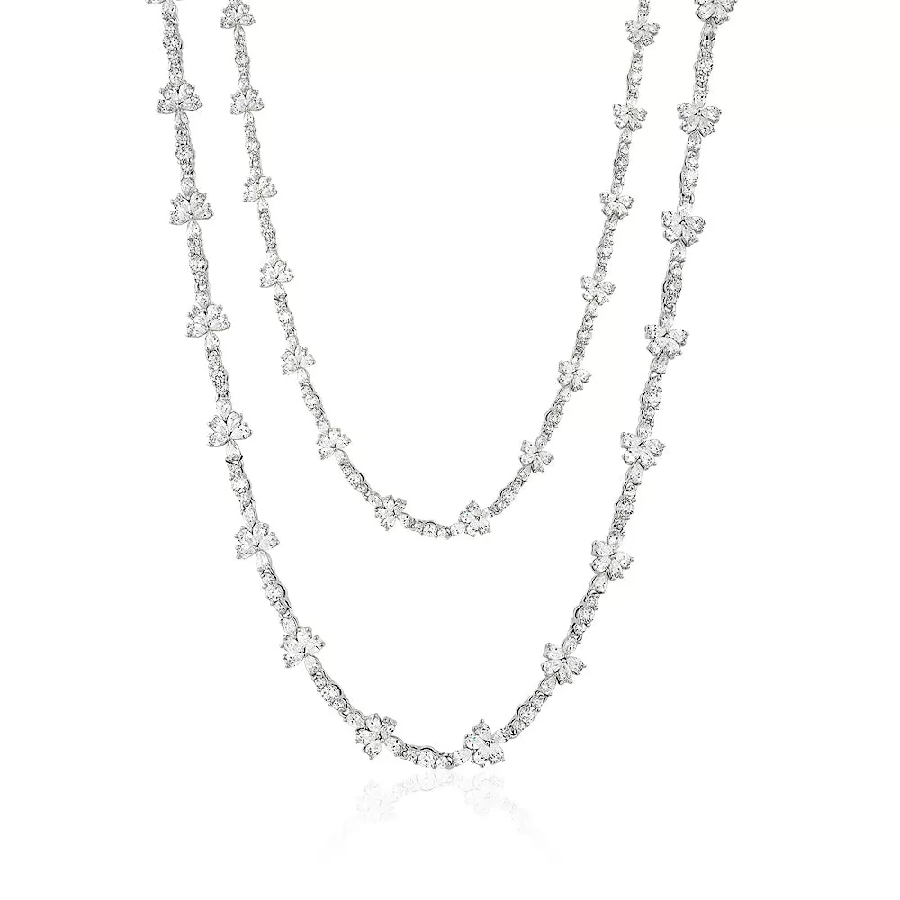 LUXE CRYSTAL TENNIS NECKLACE