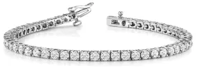 MARTINA 11 Carat Diamond Tennis Bracelet in 14K White Gold 33 pointer By Mike Nekta