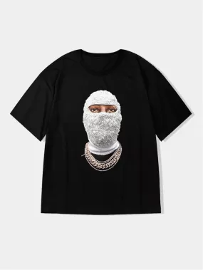 Masked Mysterious Man Graphic T-Shirts