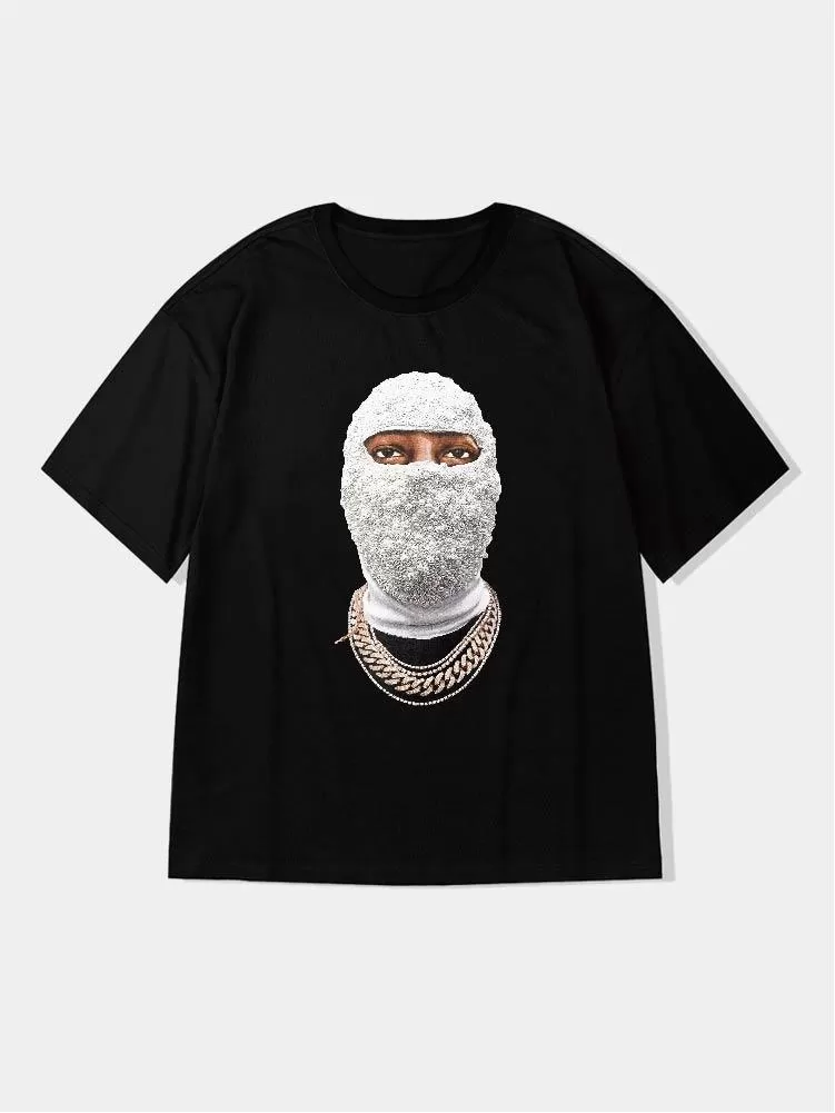 Masked Mysterious Man Graphic T-Shirts