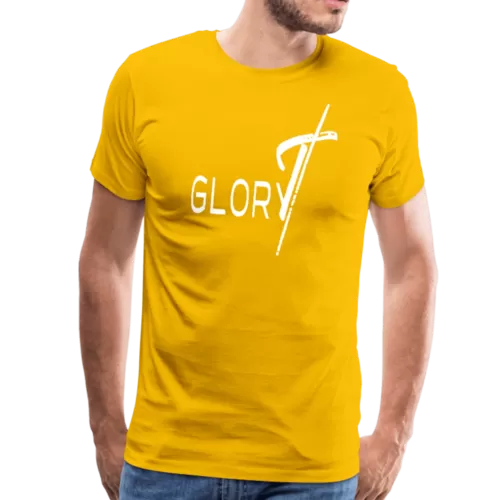 Mens T-Shirts, Glory Graphic Text Style Shirt