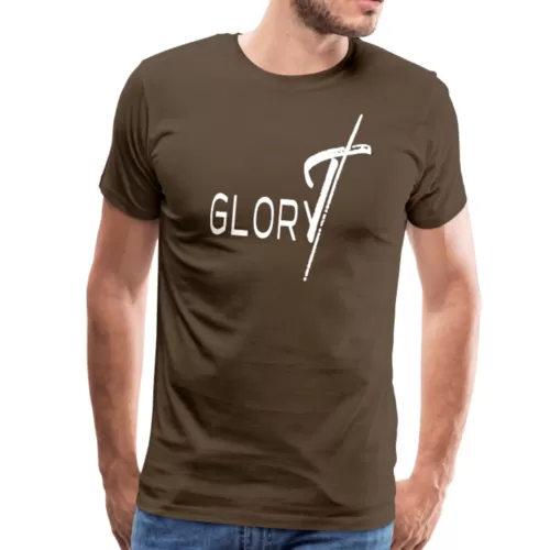 Mens T-Shirts, Glory Graphic Text Style Shirt