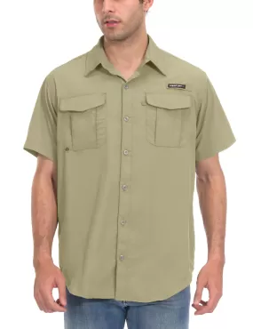 Men's UPF 50  Short Sleeve Fishing Shirt