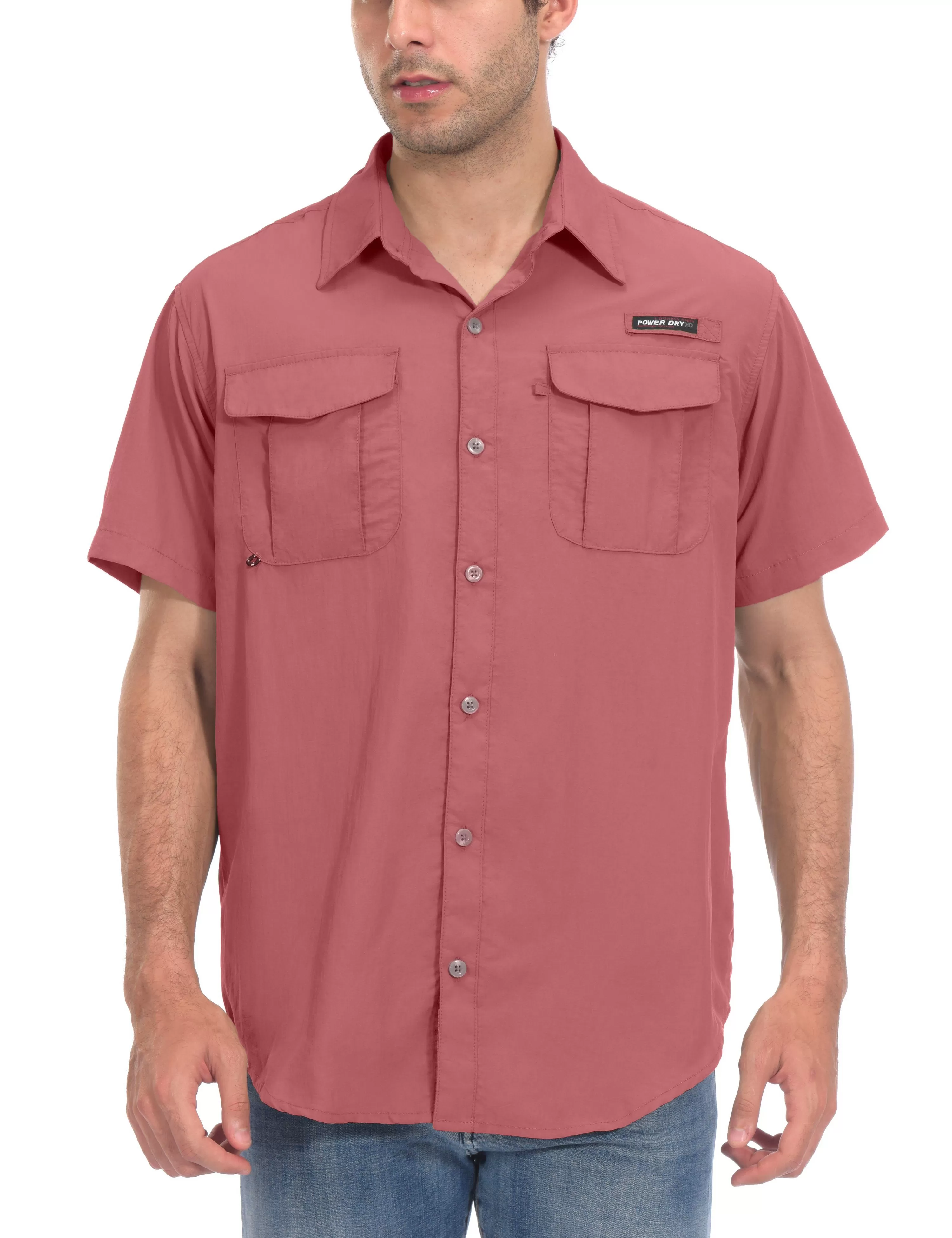 Men's UPF 50  Short Sleeve Fishing Shirt