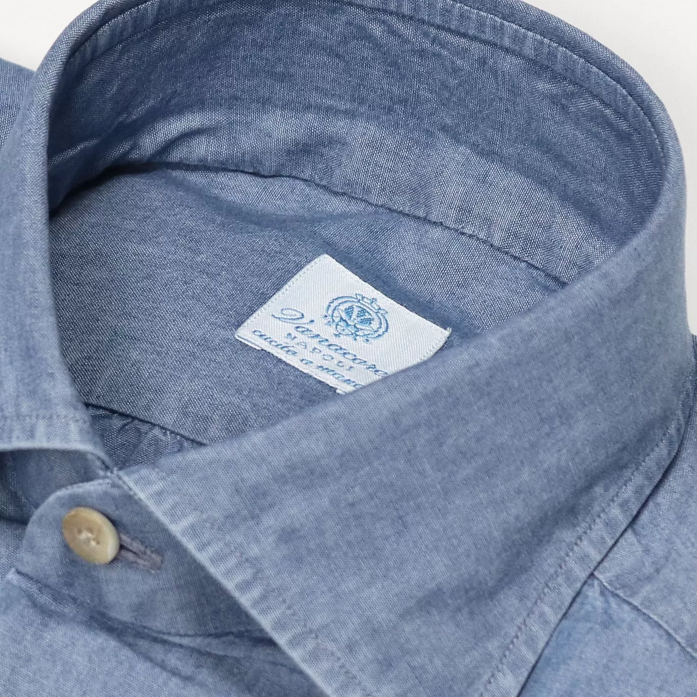 Mid Blue Chambray Cutaway Shirt