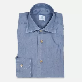 Mid Blue Chambray Cutaway Shirt