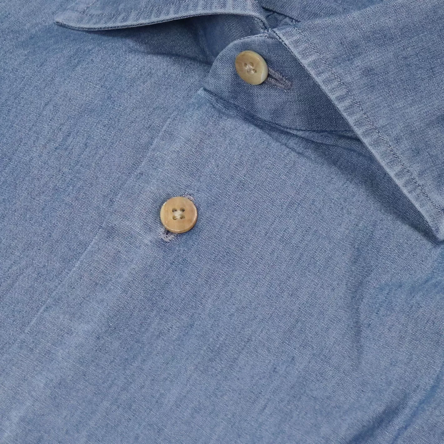 Mid Blue Chambray Cutaway Shirt