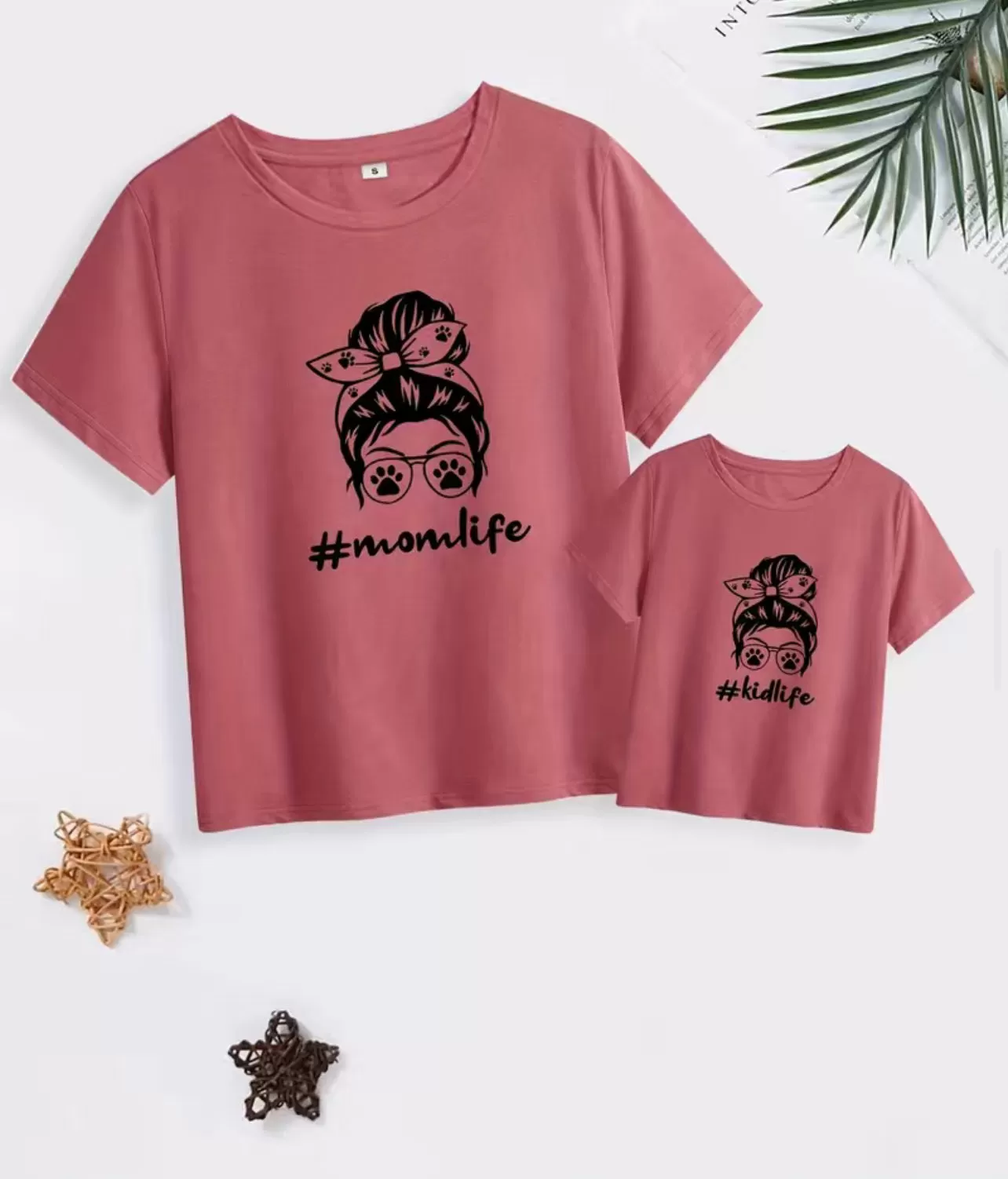 Mom-life & Kid Life                                 Matching T-Shirt