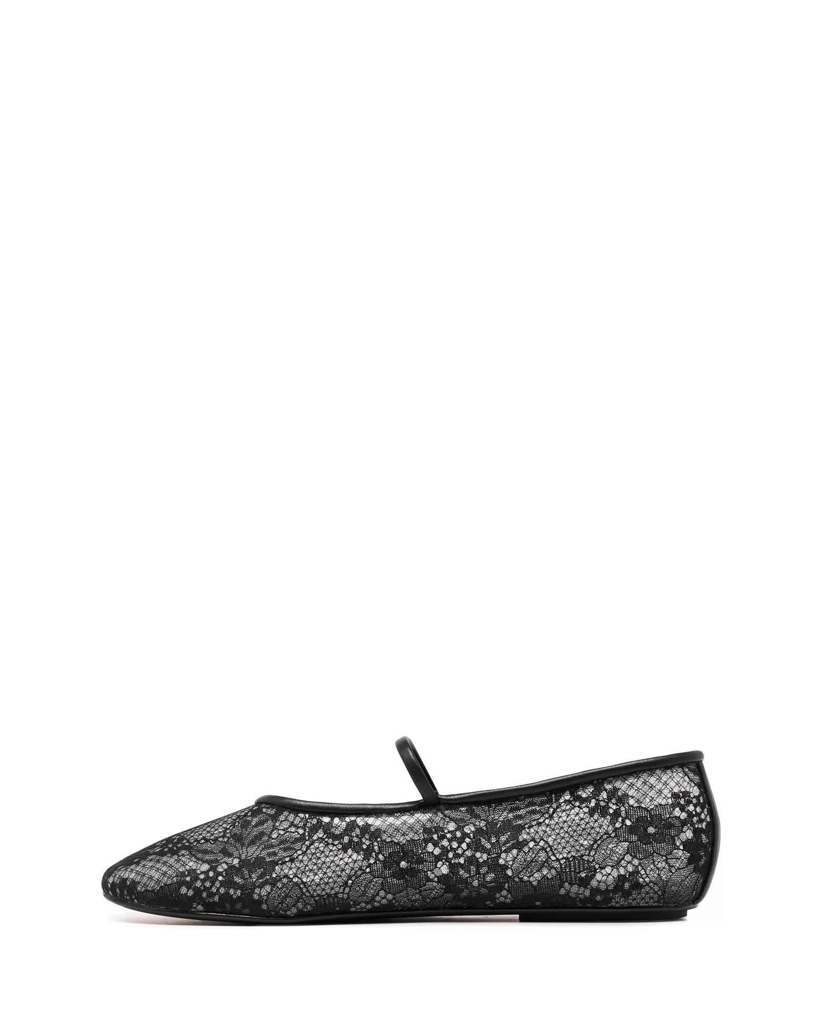 Monamour Ballet Flat Black Lace