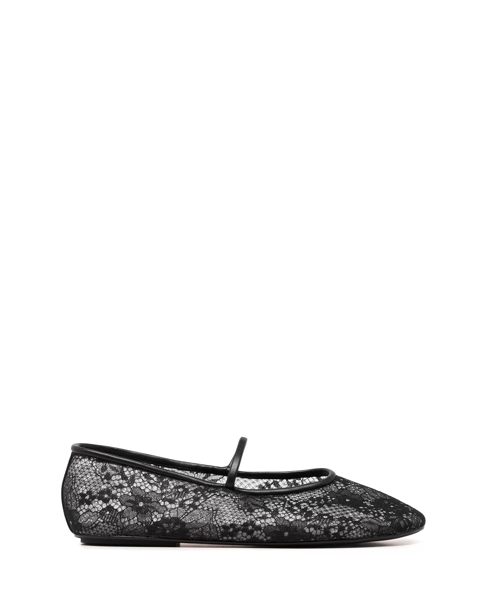 Monamour Ballet Flat Black Lace