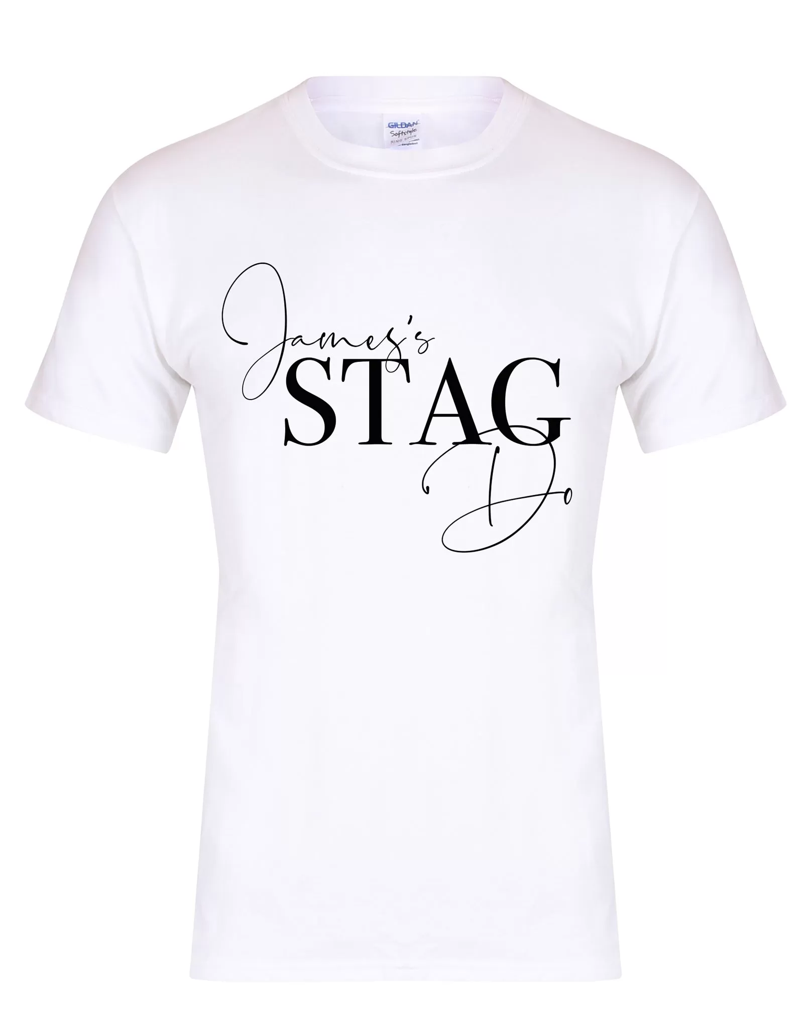 'Name' Stag Do - Semi Personalised - (Name on Front Only) - Unisex Fit T-Shirt