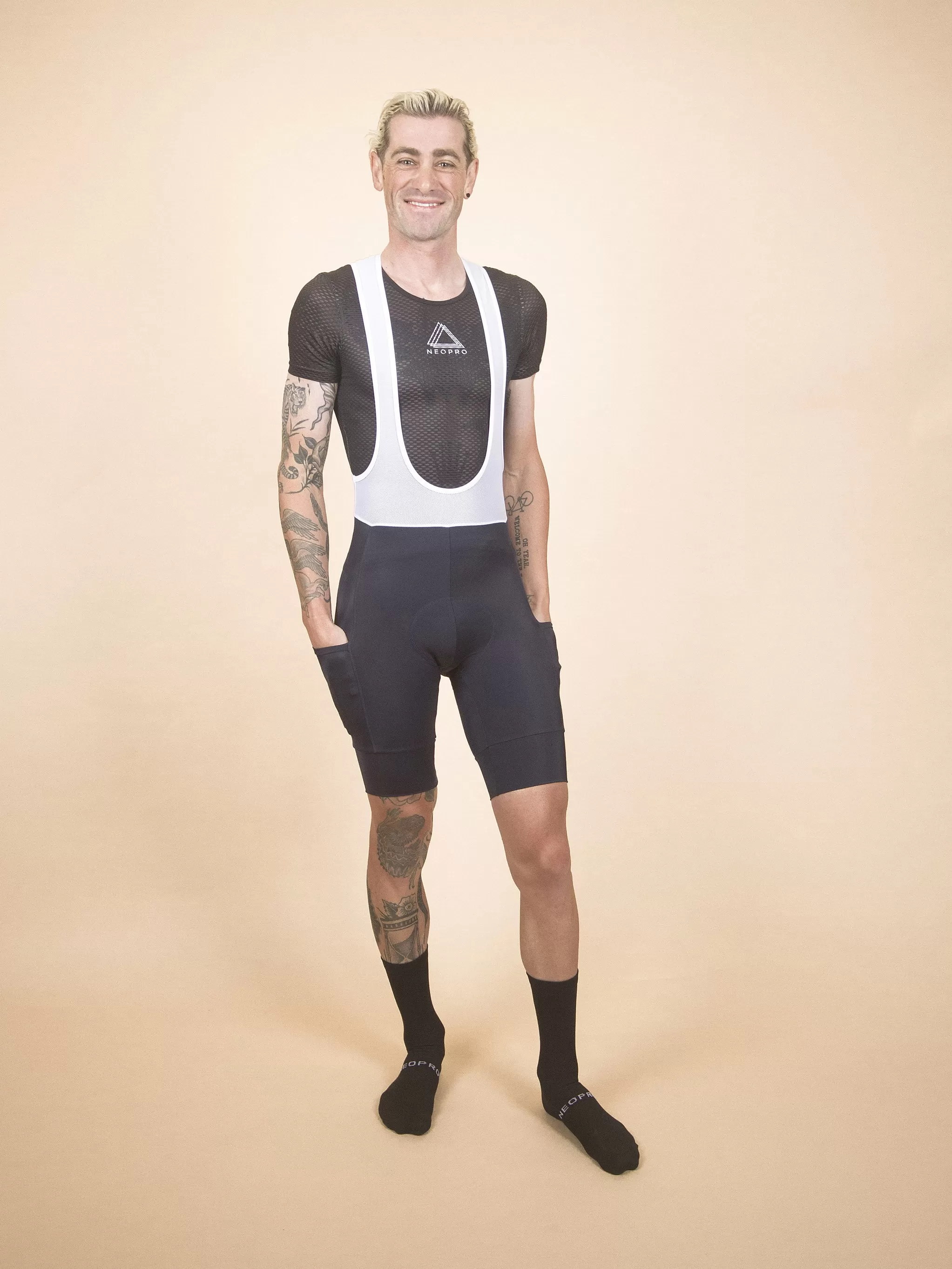 NeoPro Dark Navy Cargo Bibs