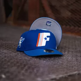 New Era Fayetteville Woodpeckers Grey UV (Dark Royal/Songbird Blue)