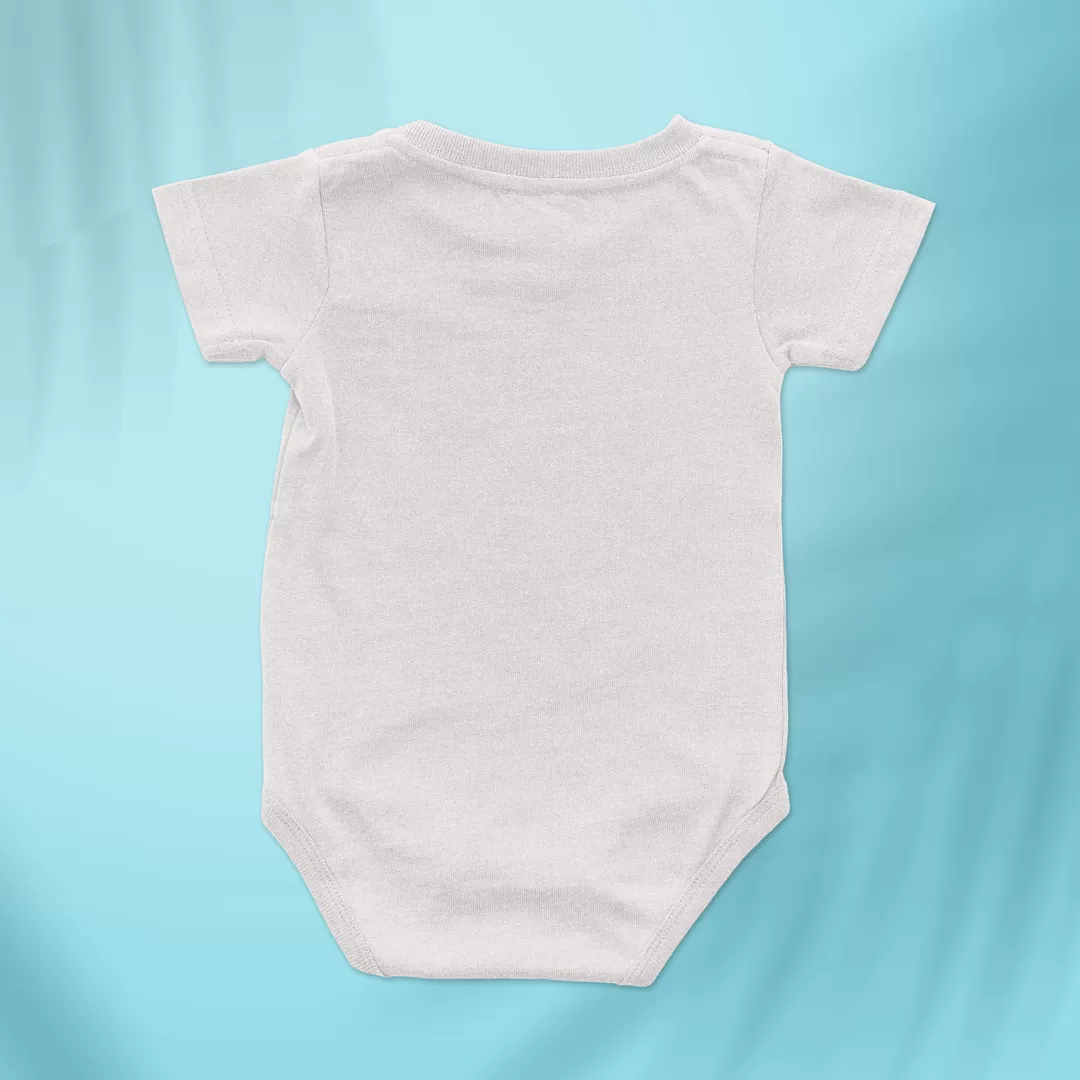 Newborn Baby Onesie - Solid Offwhite -Cream | Premium Cotton Bodysuit