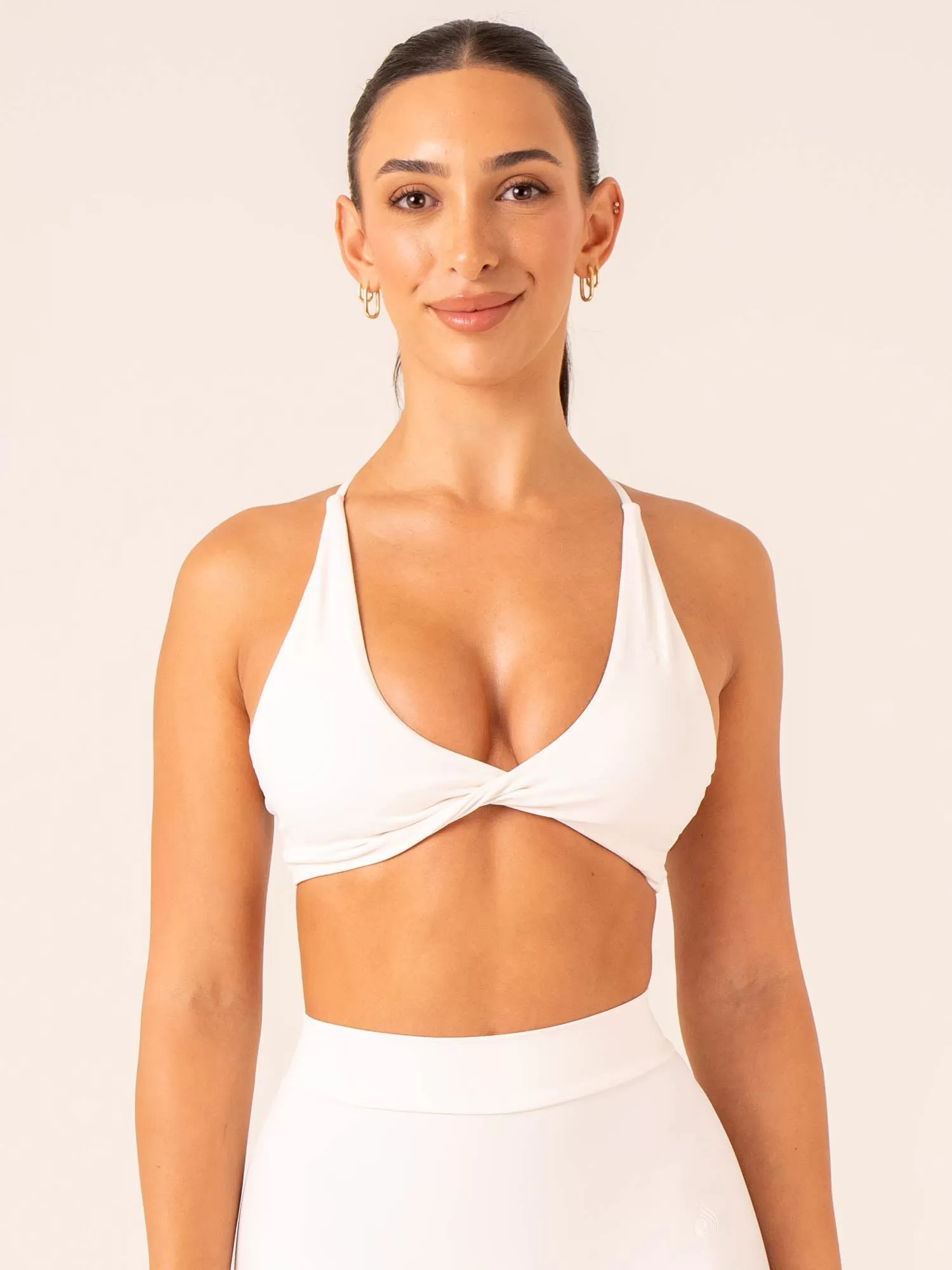 NKD Twist Sports Bra - Off White