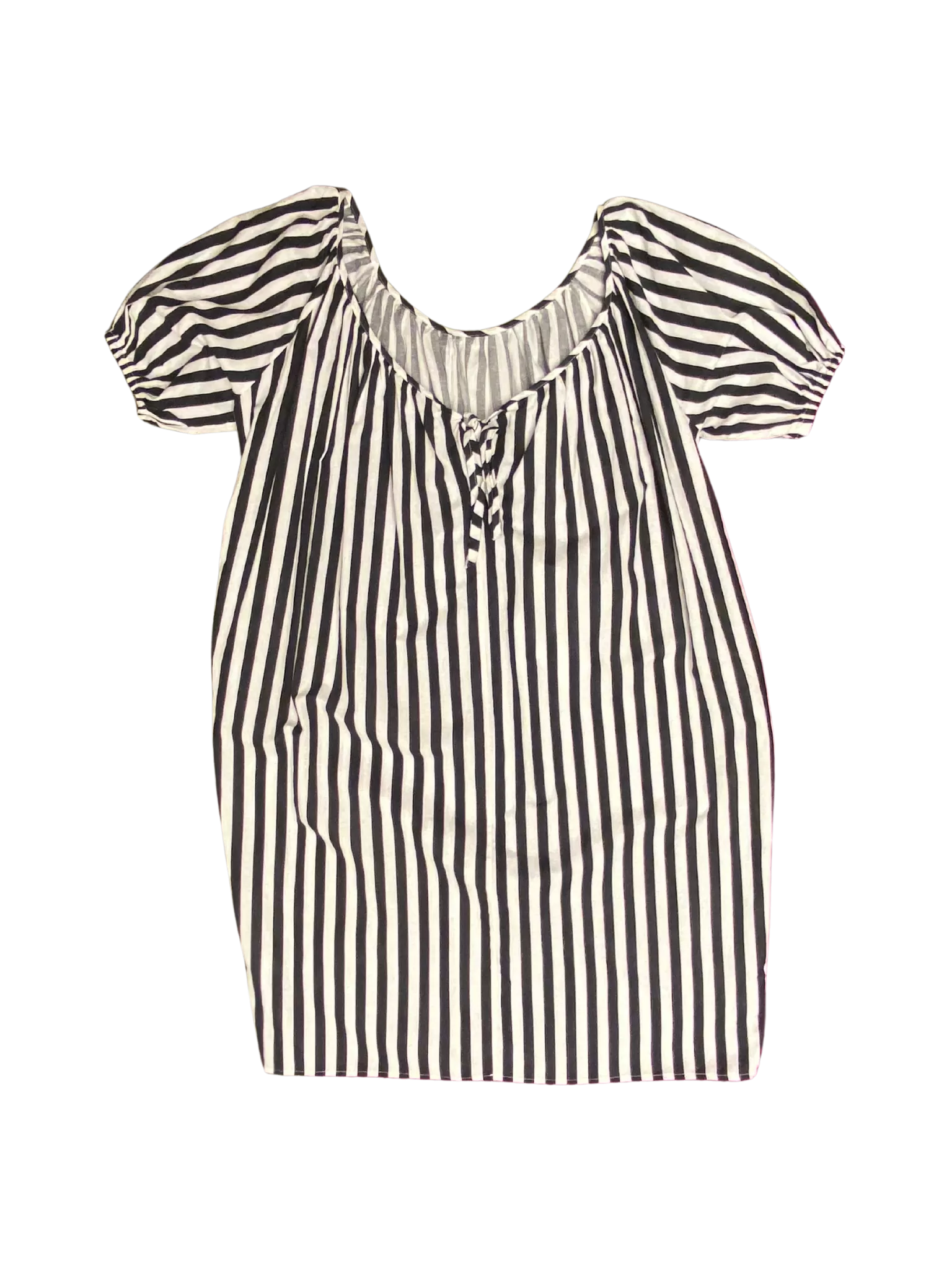 One Size - Blanca Black and White Stripe