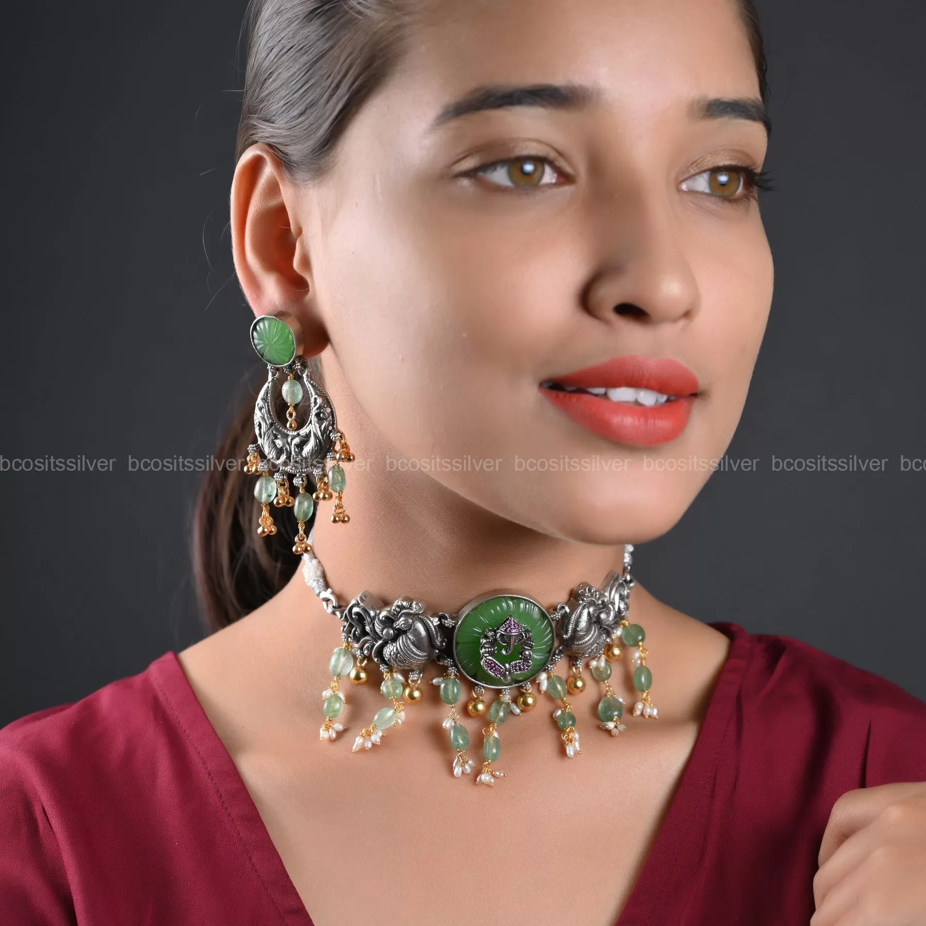 Oxidized Choker - 1194