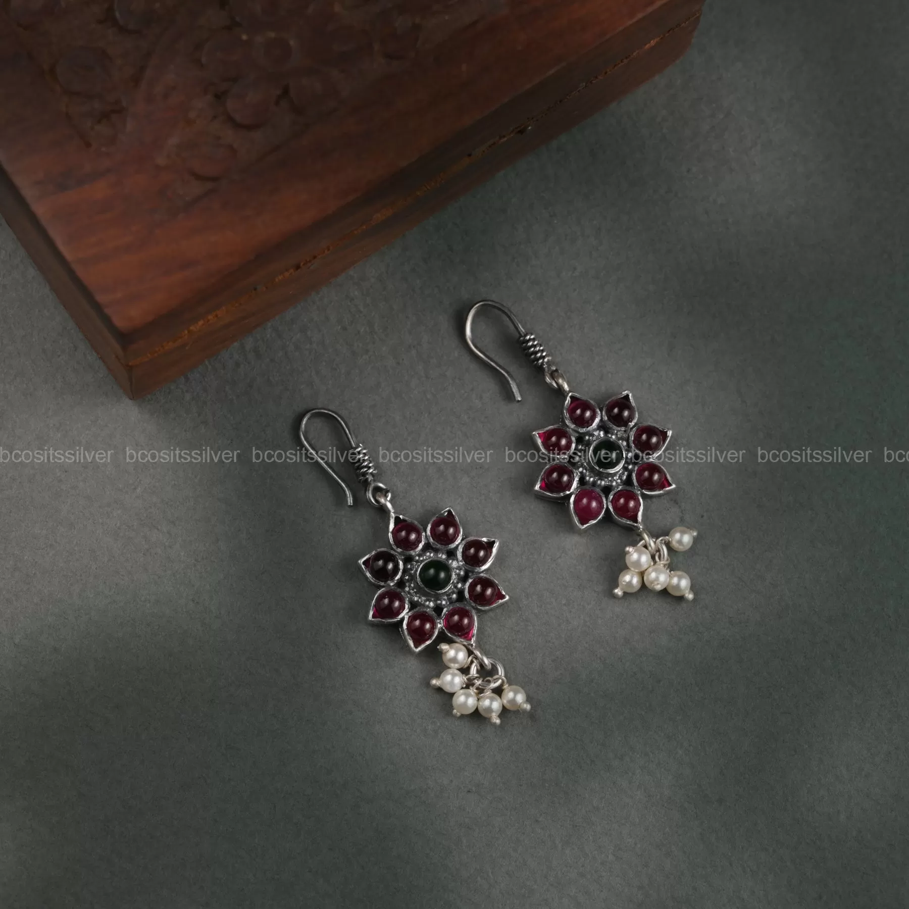 Oxidized Earring - 1109