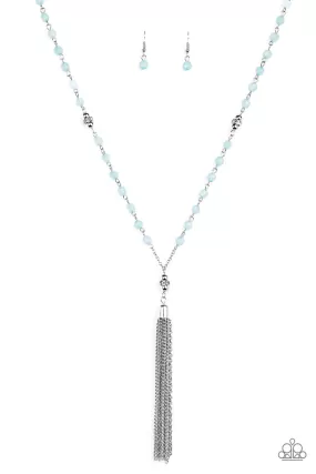 Paparazzi Tassel Takeover - Blue Necklace