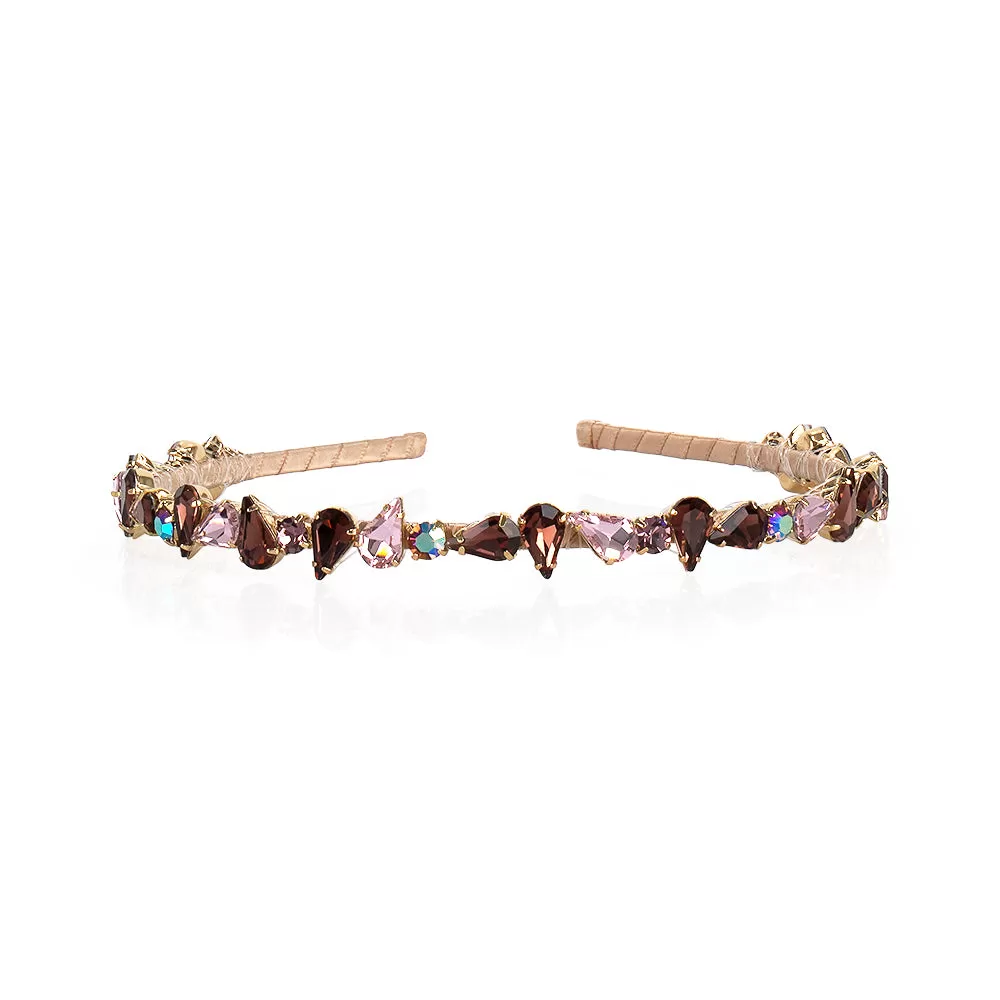 PEAR SHAPED CRYSTAL LUXE HAIRBAND