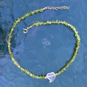 Peridot Heart Necklace