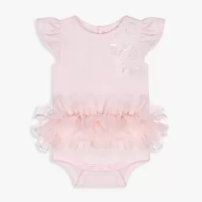 Pink Butterfly Tutu Bodysuit