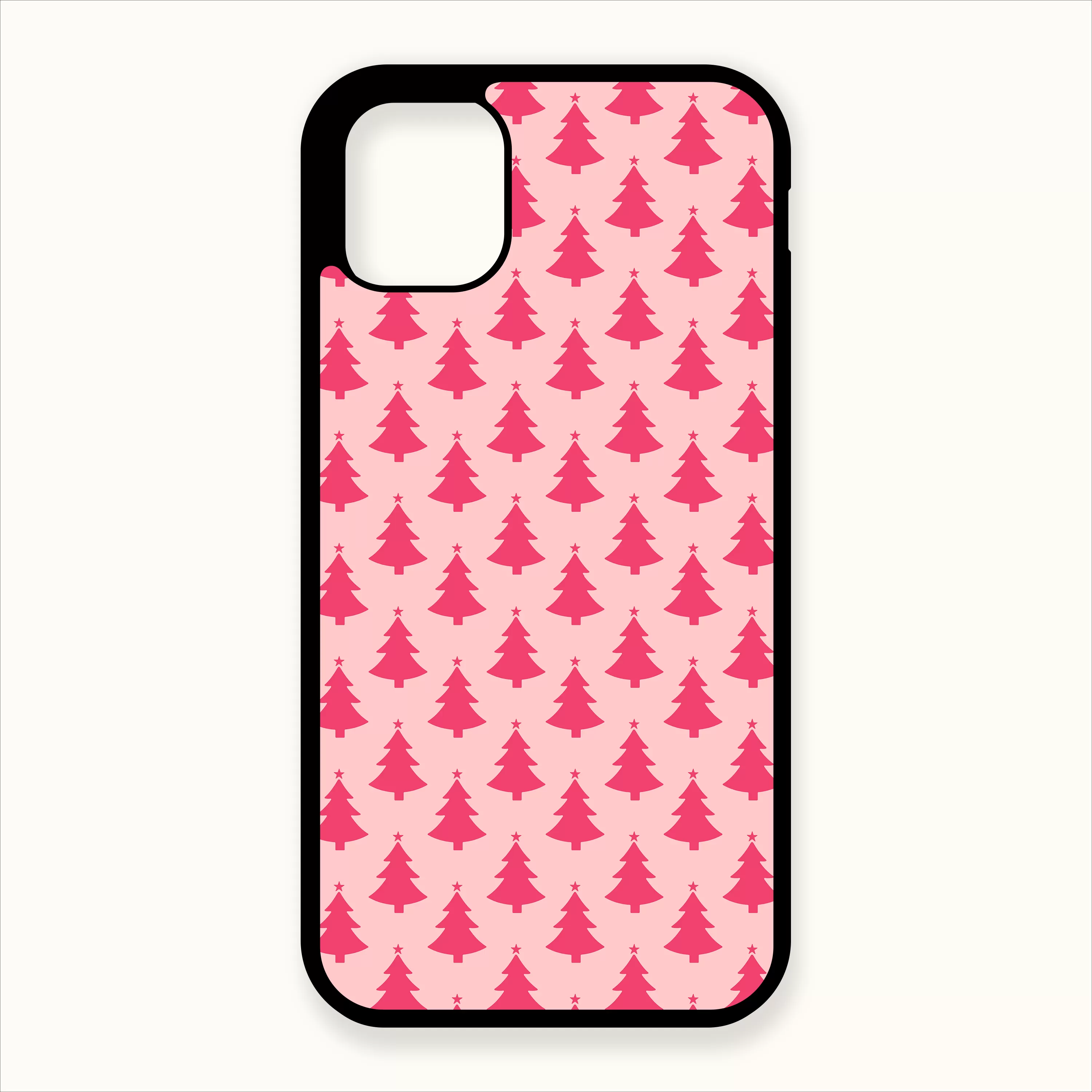 Pink Christmas Tree Phone Case