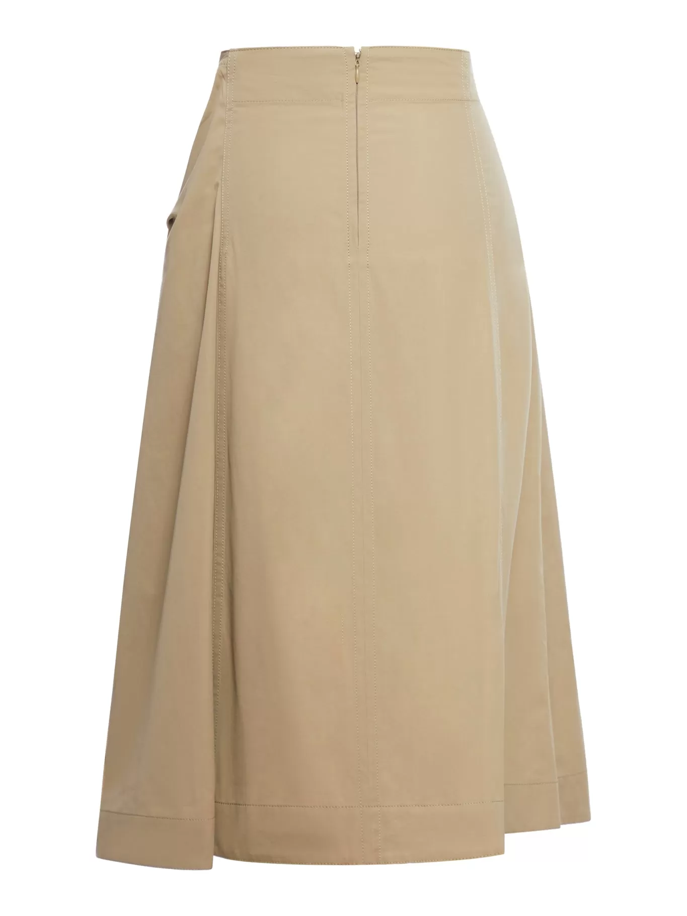 POPLIN SKIRT WITH KNOT