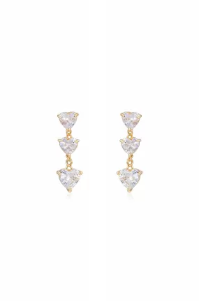 Queen of Hearts Crystal Earrings