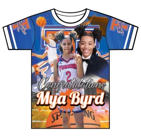 "Queen of the Court" Custom Designed Graduation 3D shirt