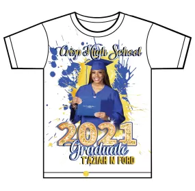 "T'Aziah" Custom Designed Graduation 3D shirt