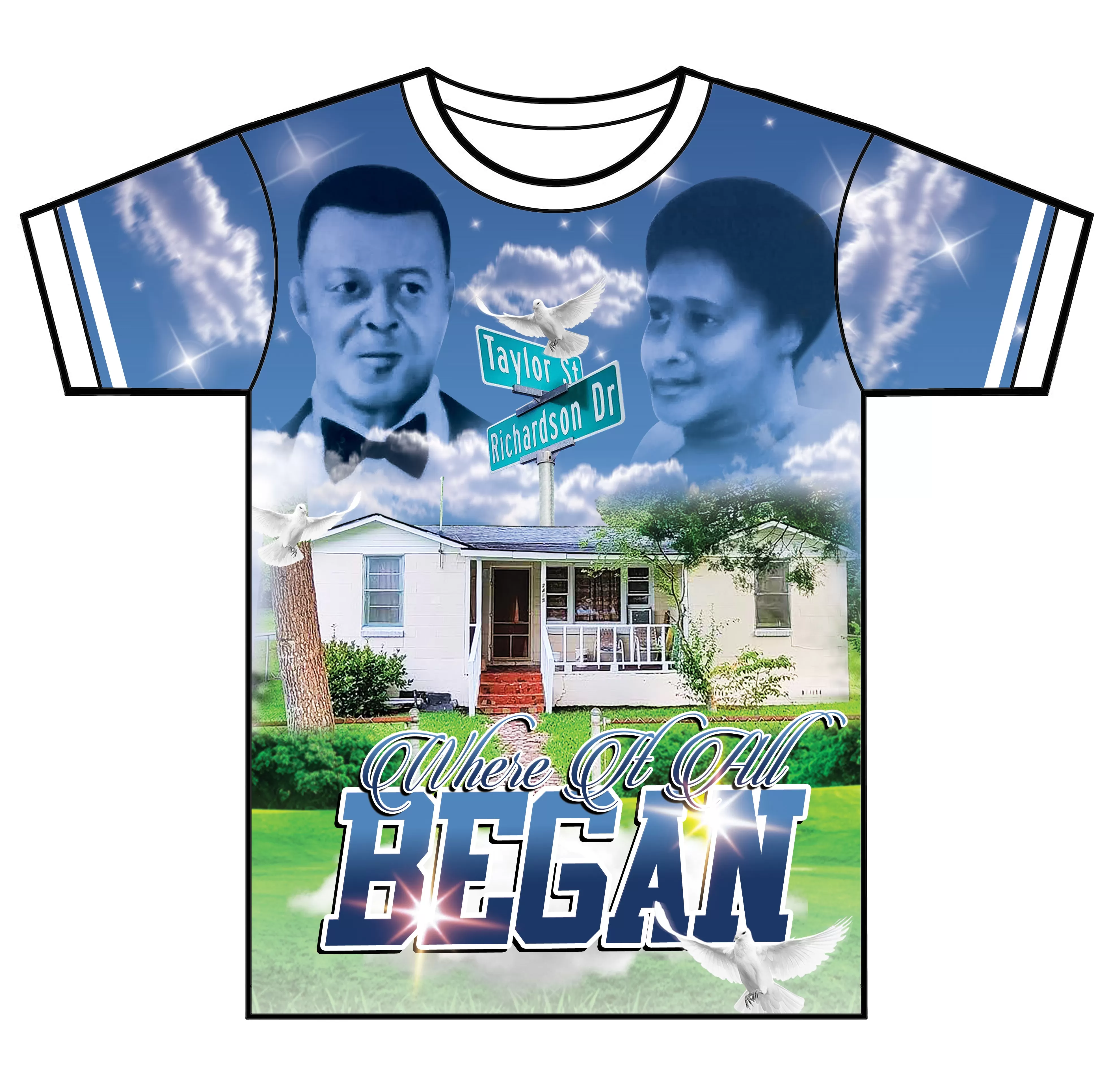 "Where It All Began" Custom Designed Family Reunion 3D shirt