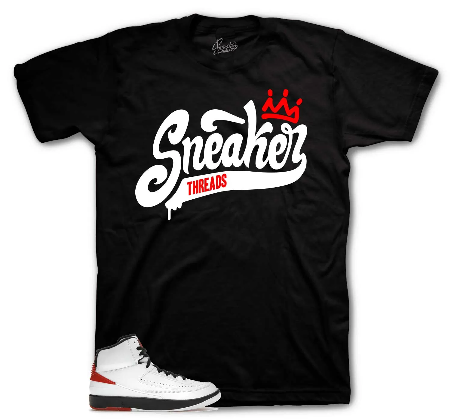 Retro 2 Chicago Shirt - ST Crown - Black