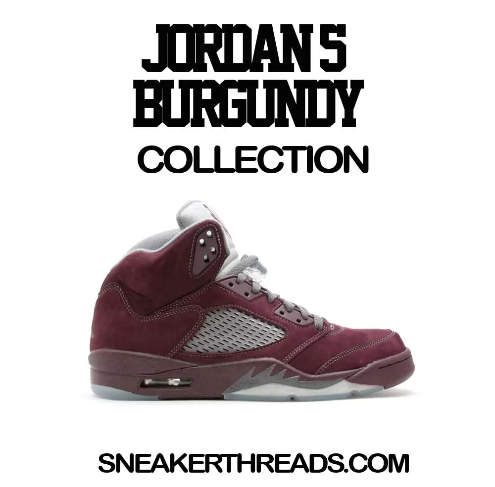 Retro 5 Burgundy Sweater - Prosper - Burgundy