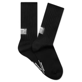 Rib Socks - Black