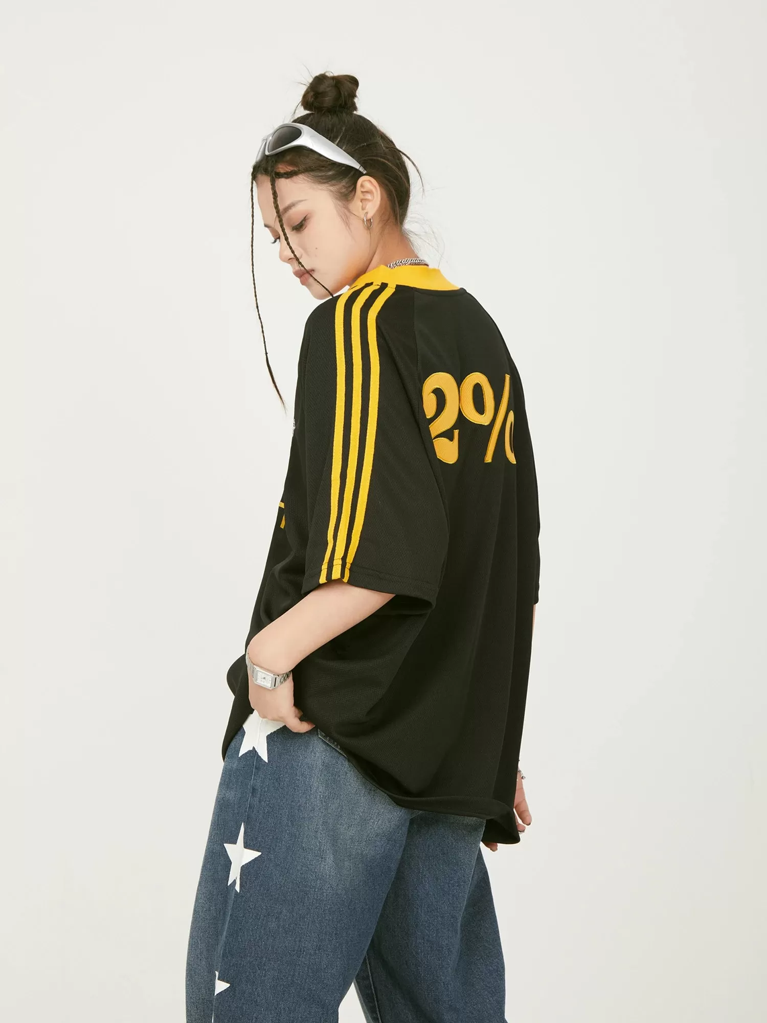 ROCKSTA Oversized Sport Tee 2% Printed Back