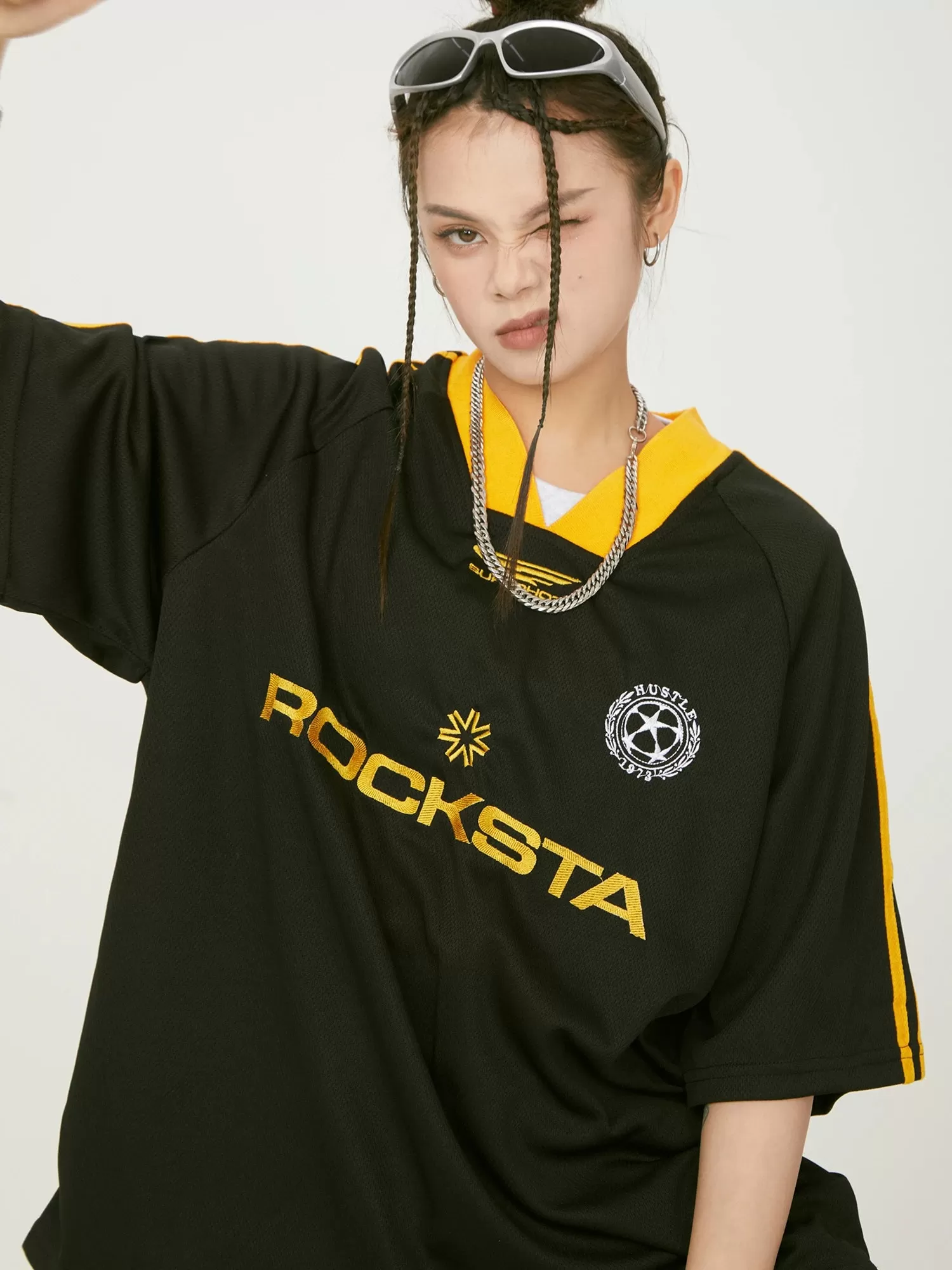 ROCKSTA Oversized Sport Tee 2% Printed Back