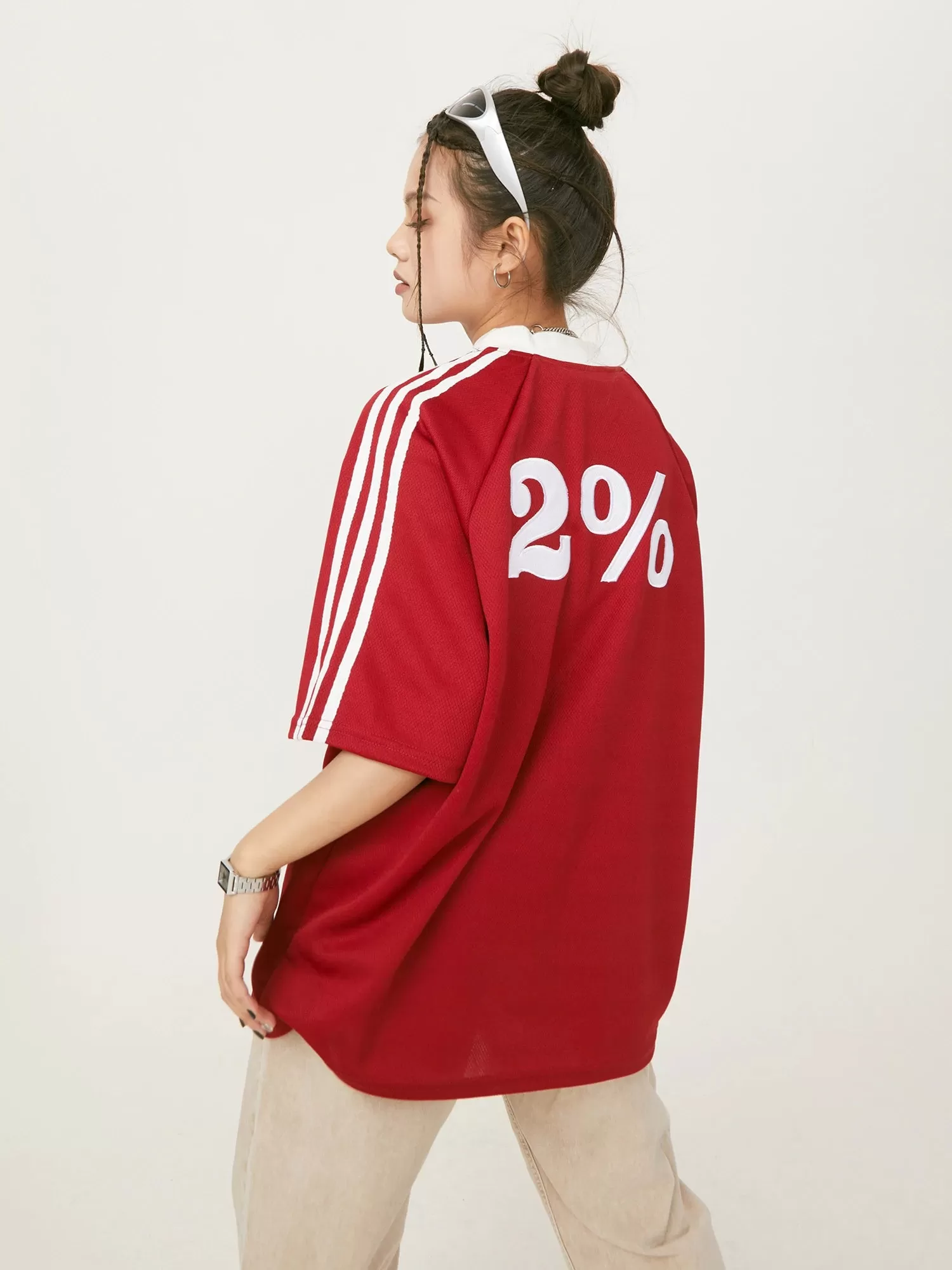 ROCKSTA Oversized Sport Tee 2% Printed Back