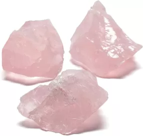 Rough Rose Quartz Bundle A  Grade