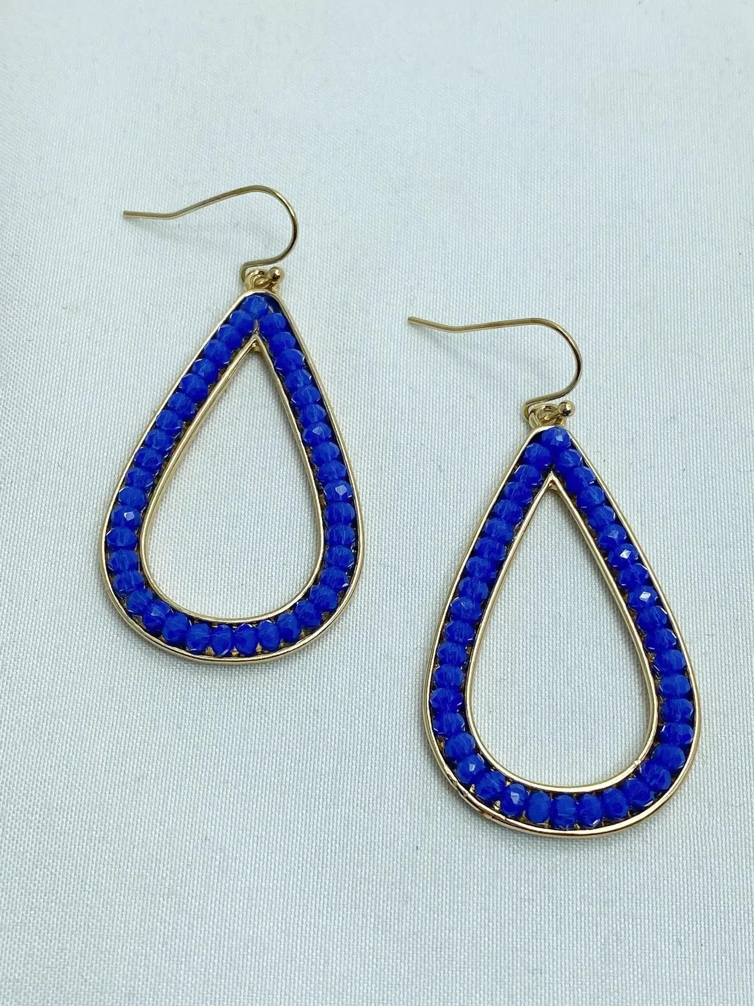 Royal Blue Teardrop Earrings