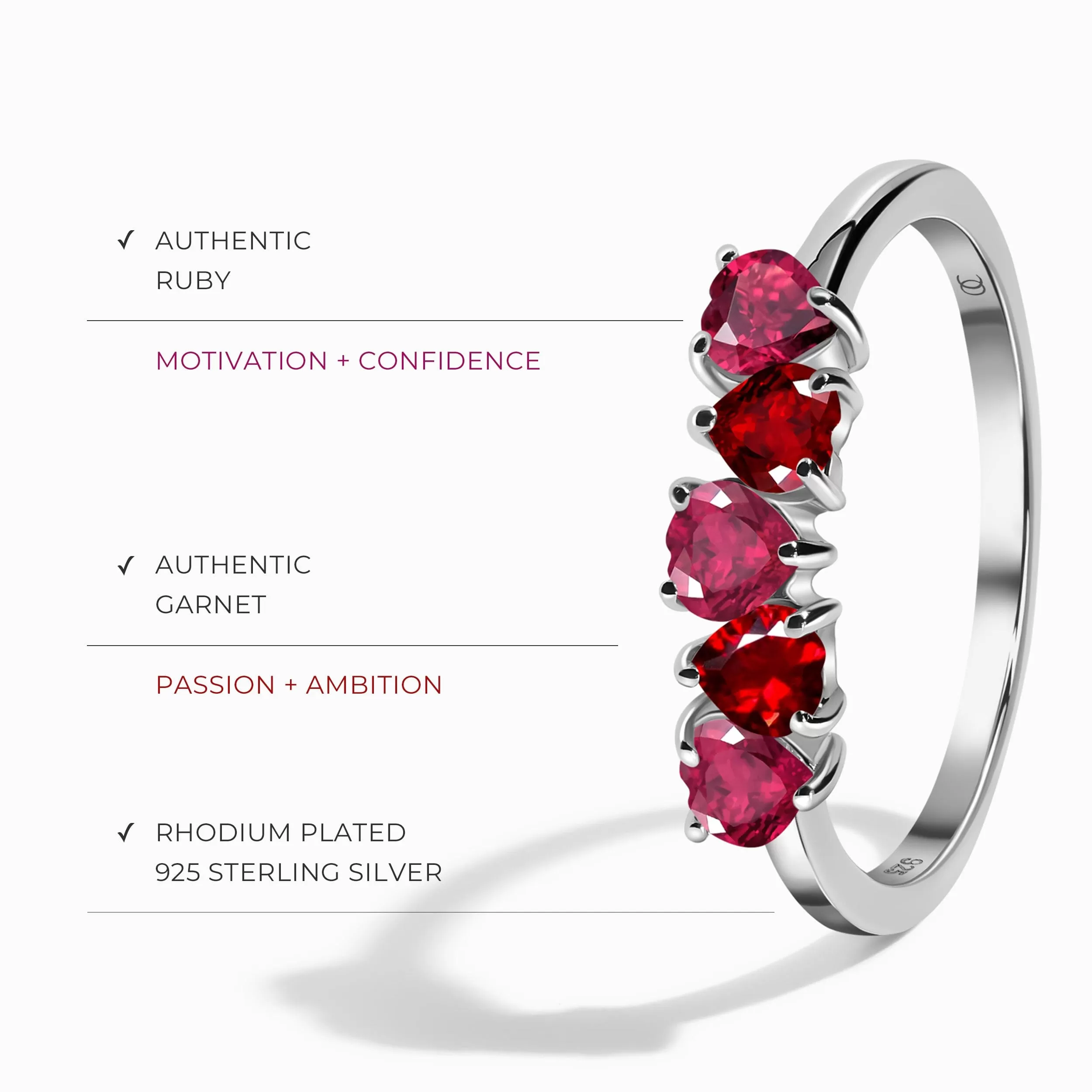 Ruby Garnet Ring - Crush On You