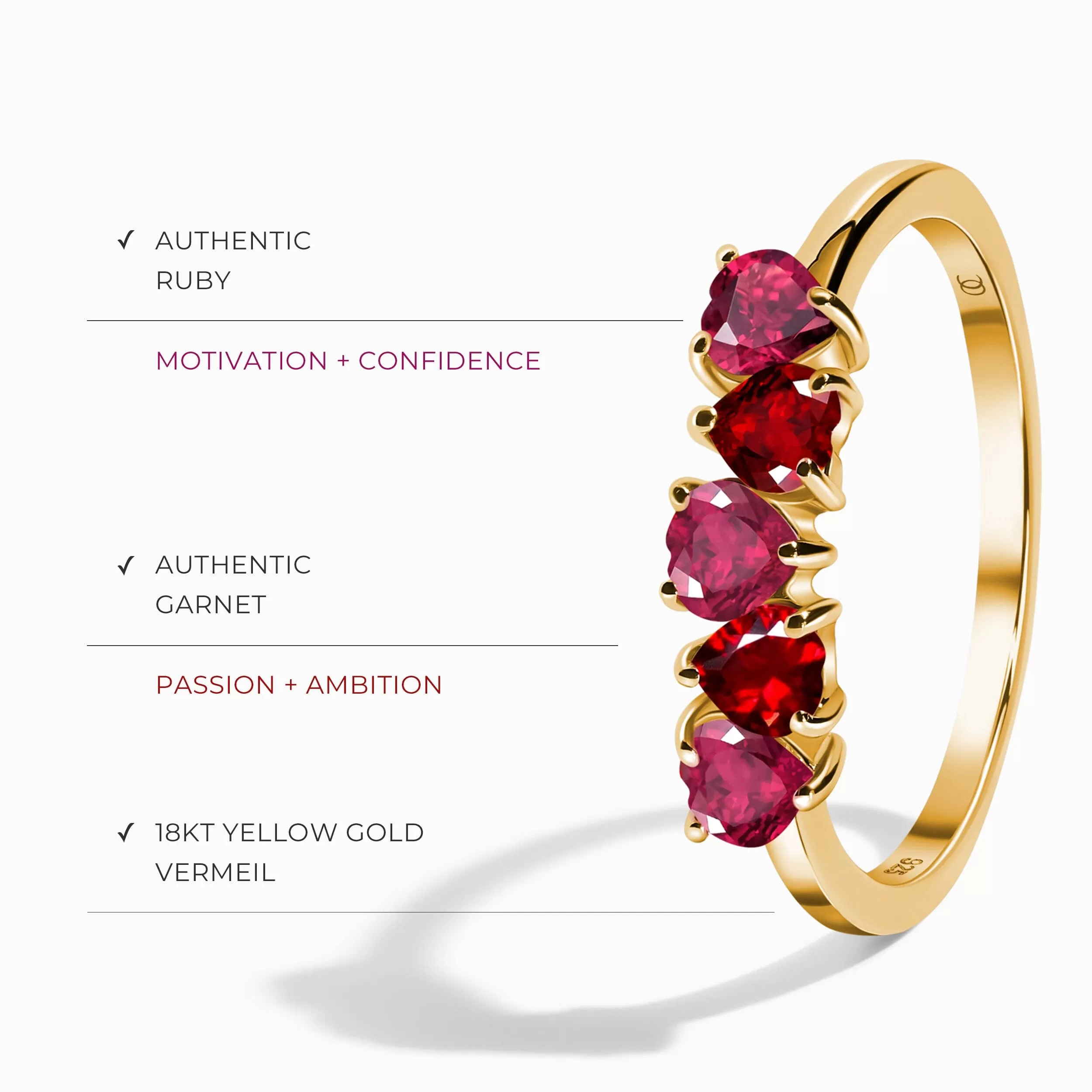 Ruby Garnet Ring - Crush On You