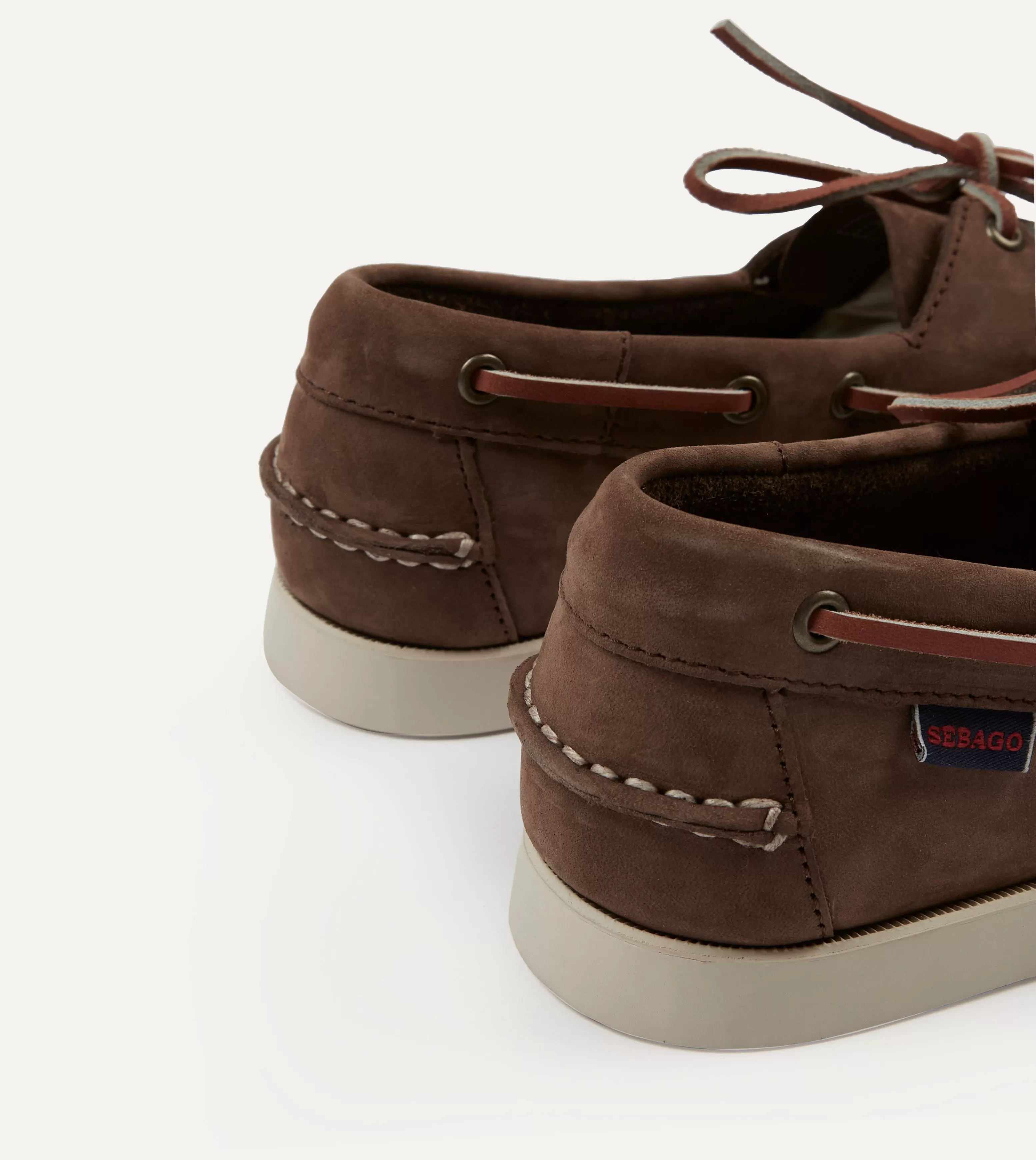 Sebago Brown Nubuck Docksides Portland Boat Shoe