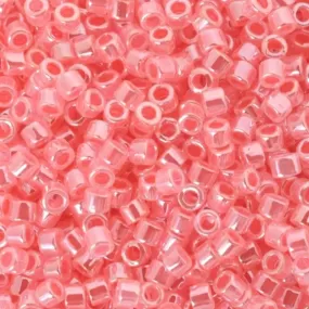 Seed Beads-11/0 Delica-236 Lined Crystal Rose-Miyuki-7 Grams